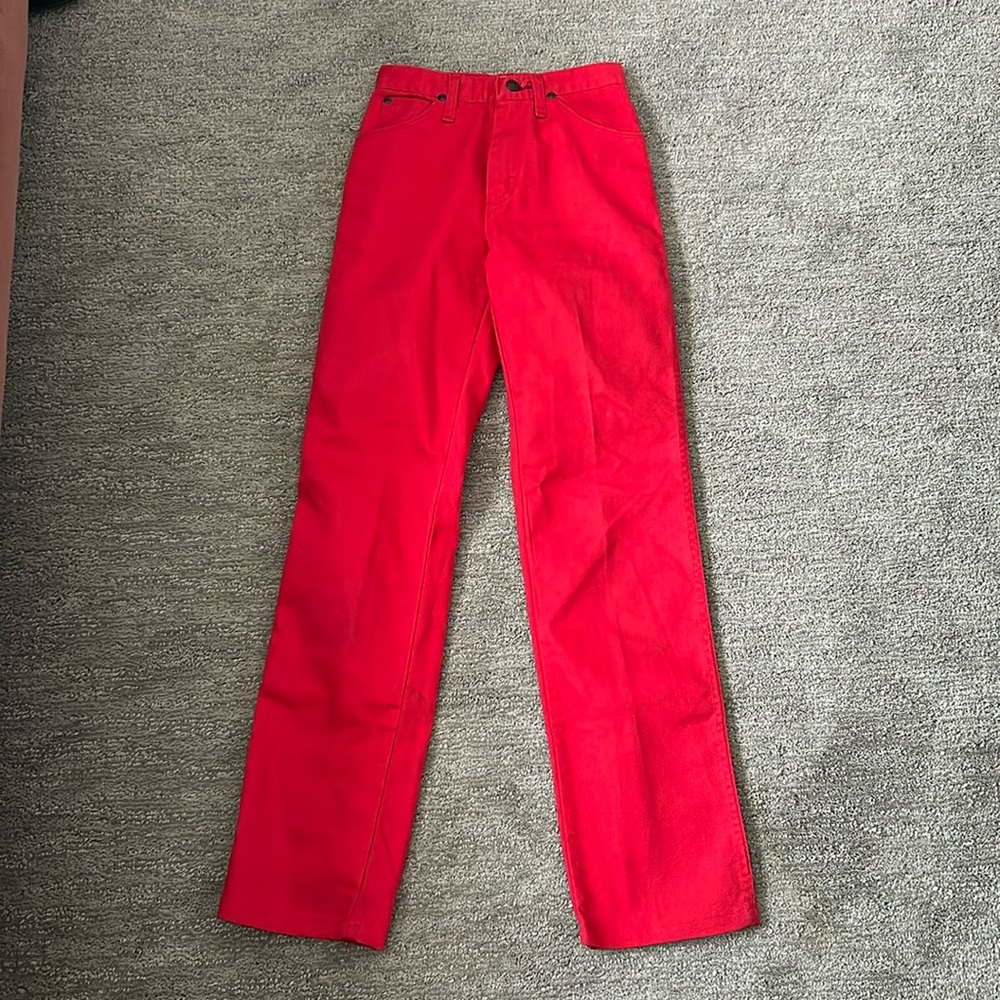 Vibrant Red Pants